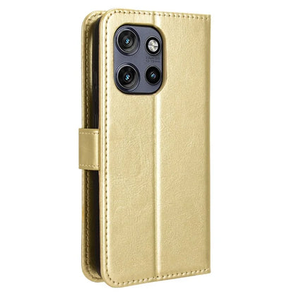 For Motorola Edge 50 Neo 5G  /  Moto S50 5G Case Crazy Horse Texture PU Leather Phone Wallet Cover