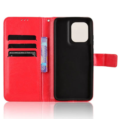 For Motorola Edge 50 Neo 5G  /  Moto S50 5G Case Crazy Horse Texture PU Leather Phone Wallet Cover