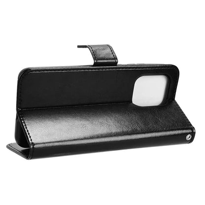 For Motorola Edge 50 Neo 5G  /  Moto S50 5G Case Crazy Horse Texture PU Leather Phone Wallet Cover