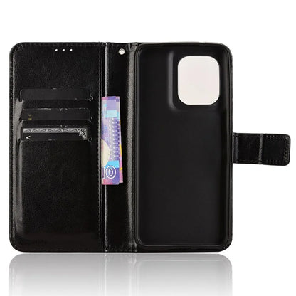 For Motorola Edge 50 Neo 5G  /  Moto S50 5G Case Crazy Horse Texture PU Leather Phone Wallet Cover