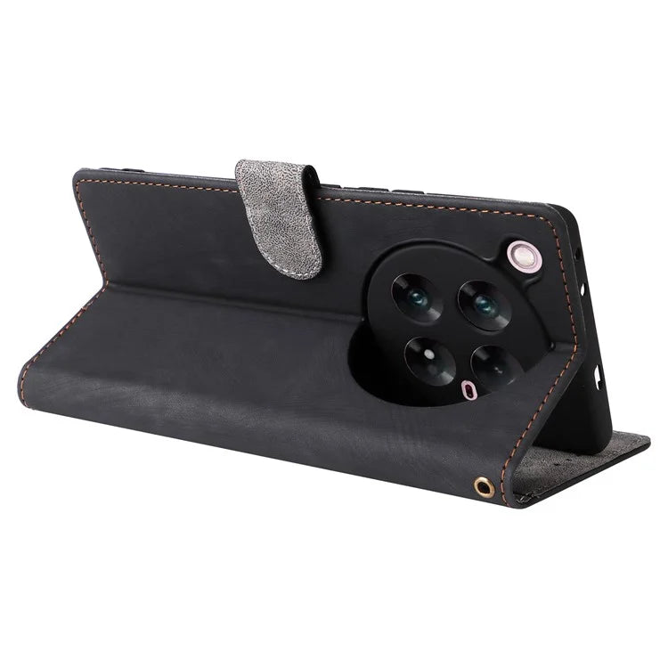 For Infinix Zero 40 5G X6861 Wallet Case RFID Blocking PU Leather Cover Stand View