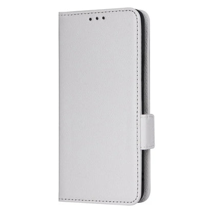 For iPhone 16 Pro Case Litchi Texture PU Leather Wallet Flip Phone Cover