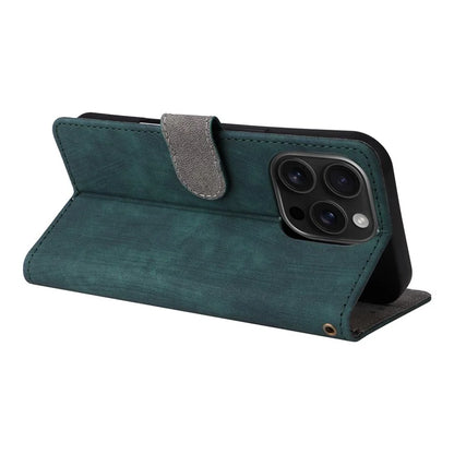 For iPhone 16 Pro Wallet Case RFID Blocking PU Leather Cover Stand View