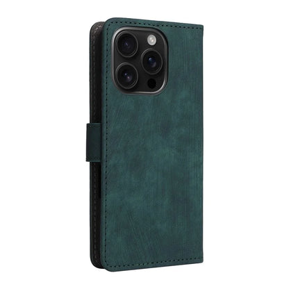 For iPhone 16 Pro Wallet Case RFID Blocking PU Leather Cover Stand View