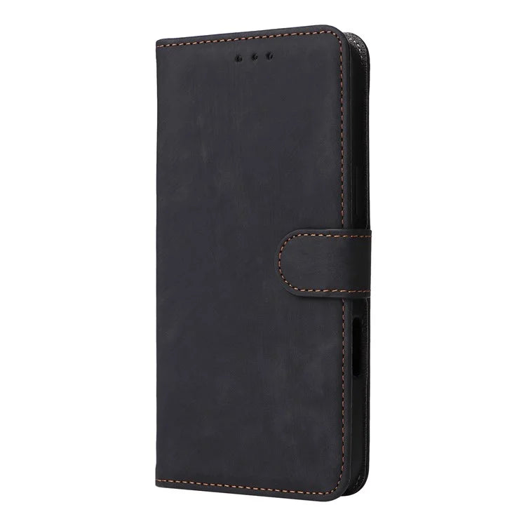 For iPhone 16 Pro Wallet Case RFID Blocking PU Leather Cover Stand View