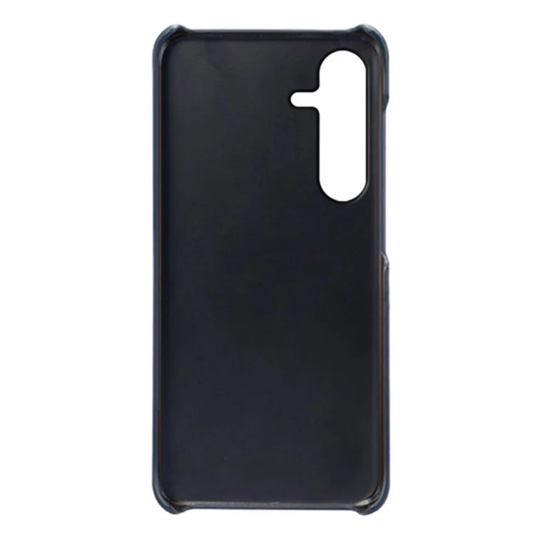 For Samsung Galaxy S24 FE Case Dual Card Slots PU Leather + Hard PC Phone Cover