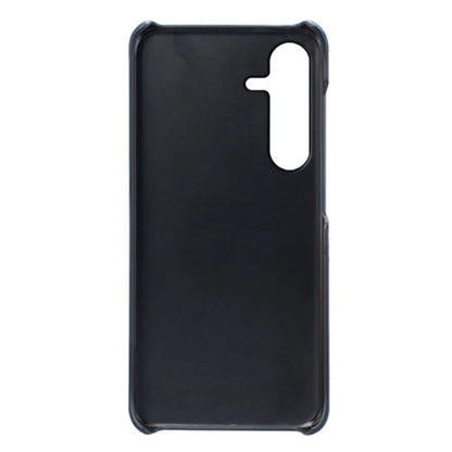 For Samsung Galaxy S24 FE Case Dual Card Slots PU Leather + Hard PC Phone Cover