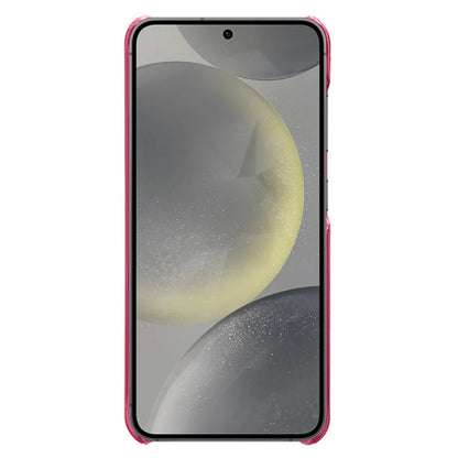 For Samsung Galaxy S24 FE Case Dual Card Slots PU Leather + Hard PC Phone Cover