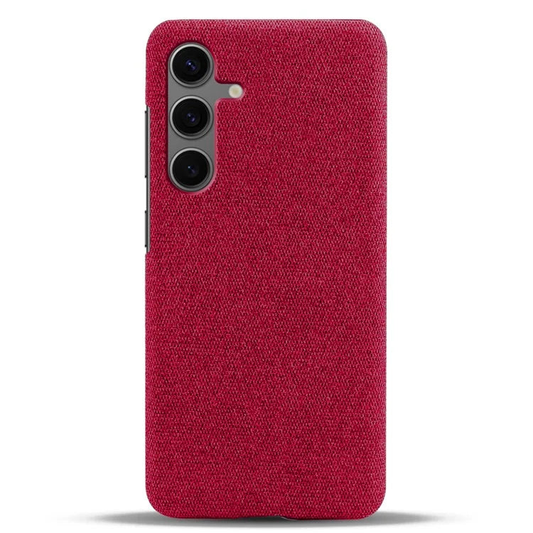 For Samsung Galaxy S24 FE Case Cloth Texture Anti-Scratch Protective PC Phone Cover