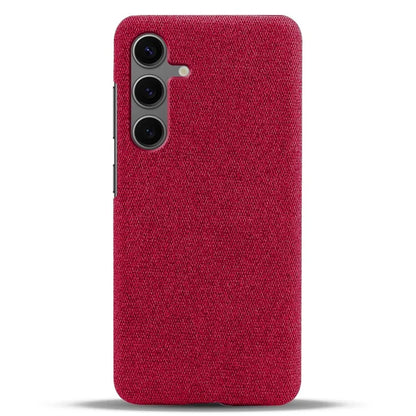 For Samsung Galaxy S24 FE Case Cloth Texture Anti-Scratch Protective PC Phone Cover