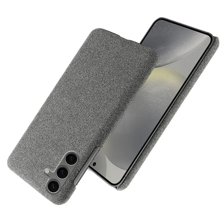 For Samsung Galaxy S24 FE Case Cloth Texture Anti-Scratch Protective PC Phone Cover