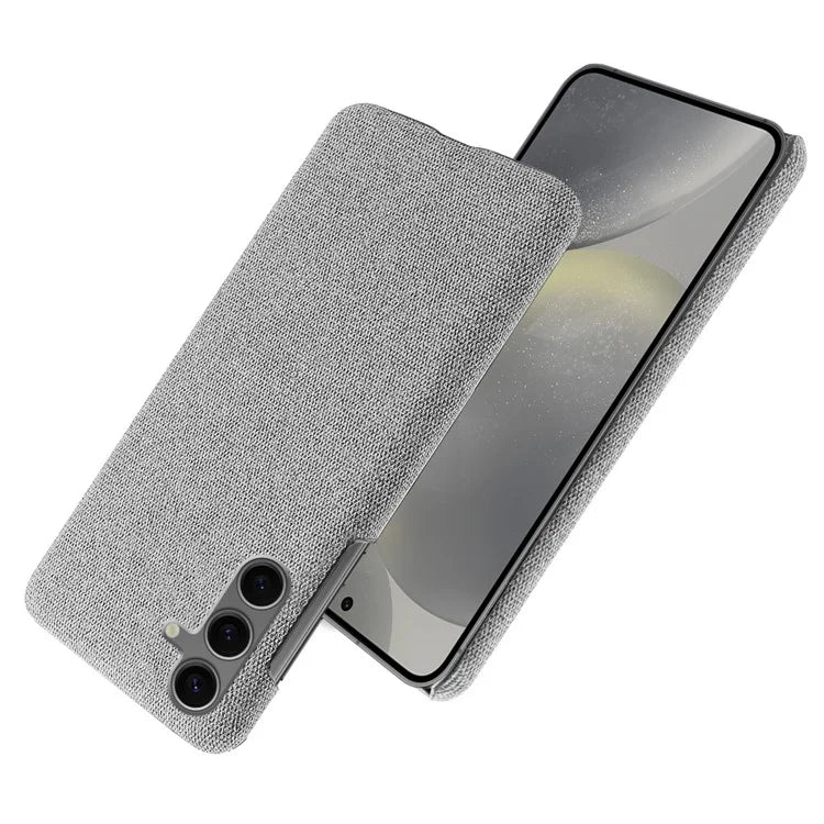 For Samsung Galaxy S24 FE Case Cloth Texture Anti-Scratch Protective PC Phone Cover