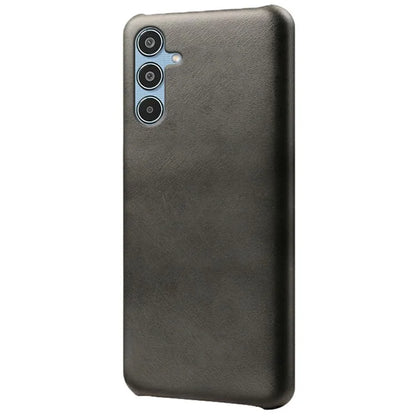 For Samsung Galaxy M35 5G Case Calf Texture PU Leather Hard PC Protective Phone Cover