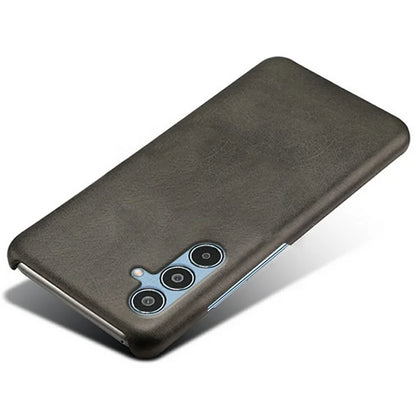 For Samsung Galaxy M35 5G Case Calf Texture PU Leather Hard PC Protective Phone Cover