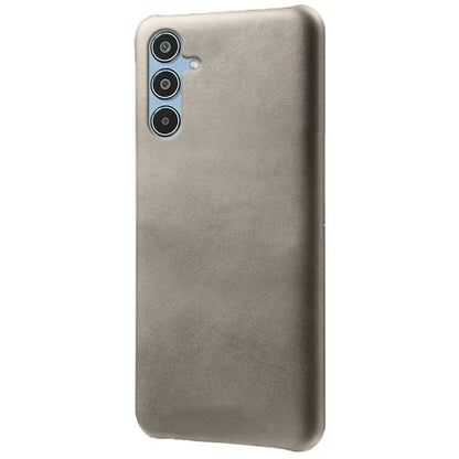 For Samsung Galaxy M35 5G Case Calf Texture PU Leather Hard PC Protective Phone Cover