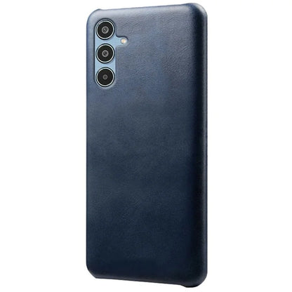 For Samsung Galaxy M35 5G Case Calf Texture PU Leather Hard PC Protective Phone Cover