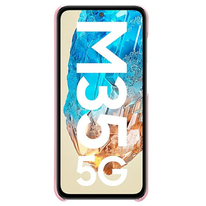 For Samsung Galaxy M35 5G Case Calf Texture PU Leather Hard PC Protective Phone Cover