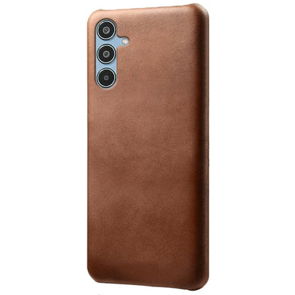For Samsung Galaxy M35 5G Case Calf Texture PU Leather Hard PC Protective Phone Cover