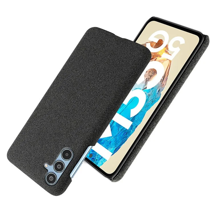 For Samsung Galaxy M35 5G Case Cloth Texture Anti-Scratch Protective PC Phone Cover