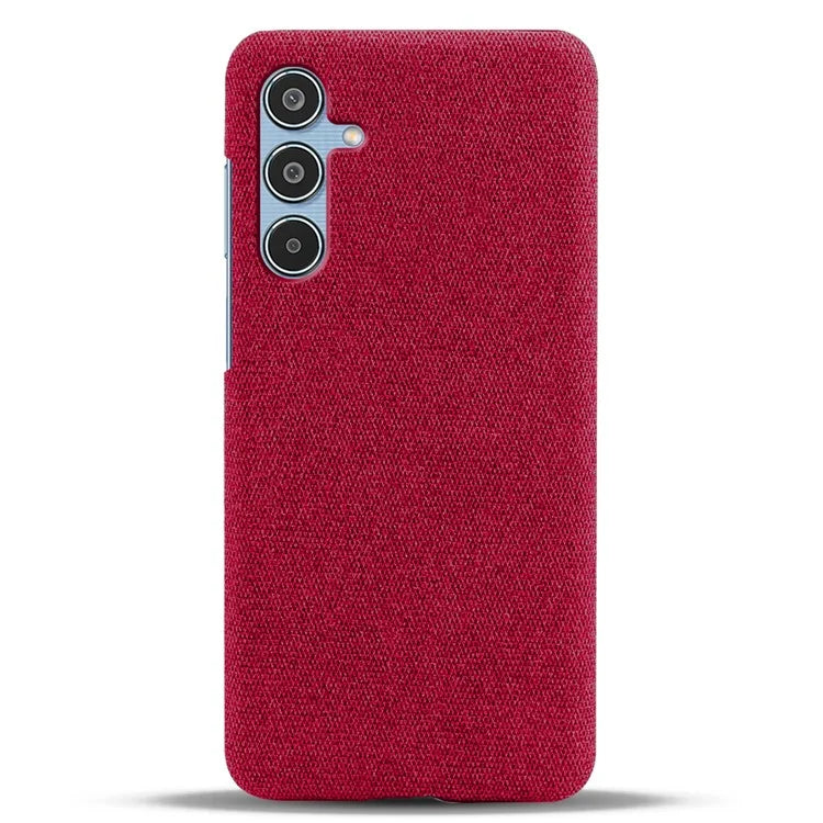 For Samsung Galaxy M35 5G Case Cloth Texture Anti-Scratch Protective PC Phone Cover