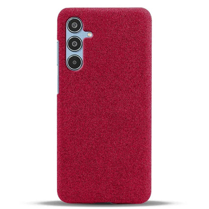 For Samsung Galaxy M35 5G Case Cloth Texture Anti-Scratch Protective PC Phone Cover