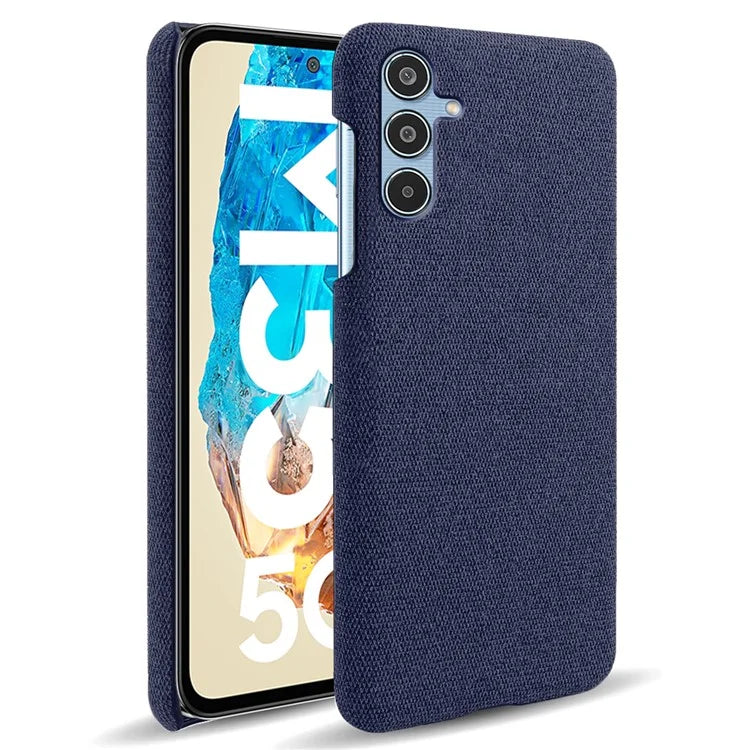 For Samsung Galaxy M35 5G Case Cloth Texture Anti-Scratch Protective PC Phone Cover