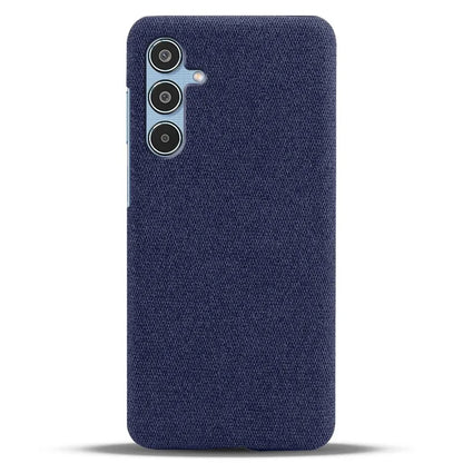 For Samsung Galaxy M35 5G Case Cloth Texture Anti-Scratch Protective PC Phone Cover