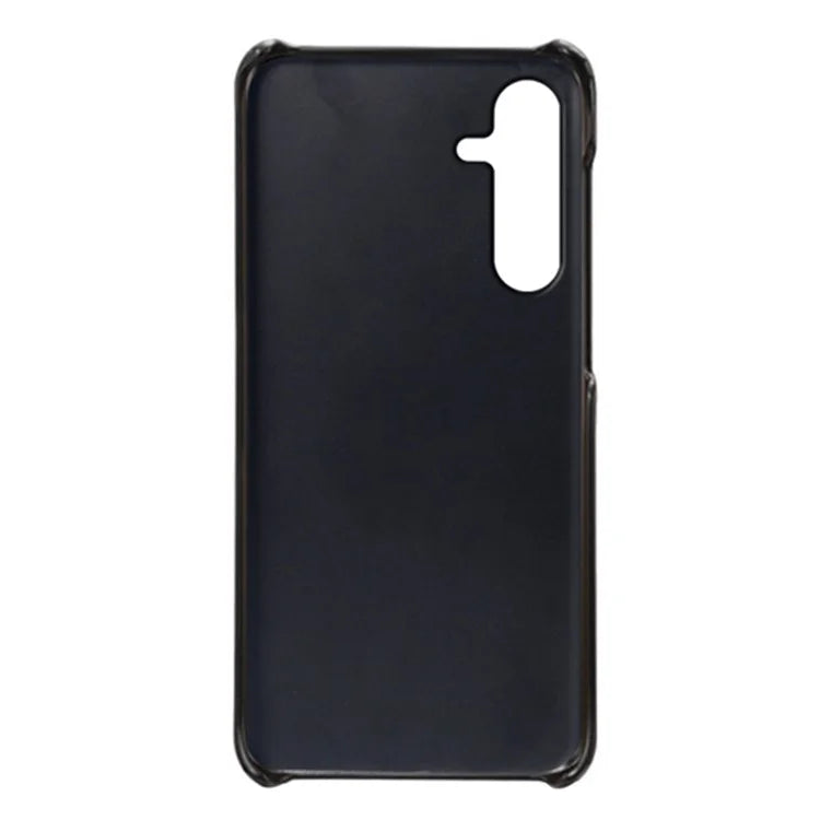For Samsung Galaxy M35 5G Case Dual Card Slots PU Leather + Hard PC Phone Cover