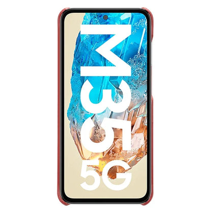 For Samsung Galaxy M35 5G Case Dual Card Slots PU Leather + Hard PC Phone Cover