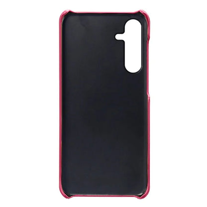 For Samsung Galaxy M35 5G Case Dual Card Slots PU Leather + Hard PC Phone Cover
