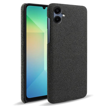 For Samsung Galaxy A06 Case Cloth Texture Anti-Scratch Protective PC Phone Cover