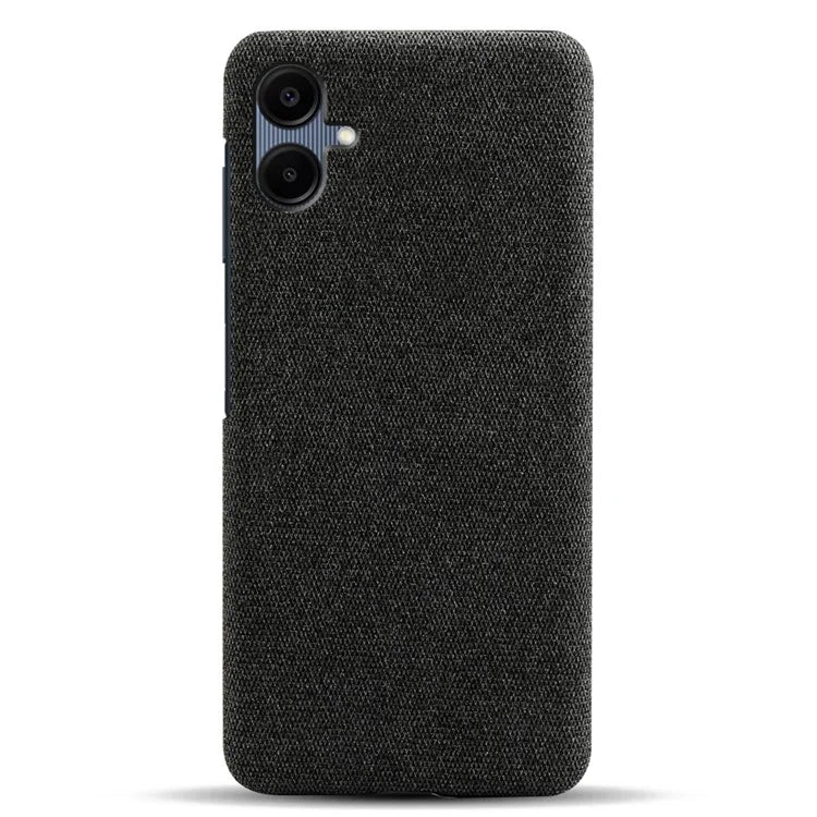 For Samsung Galaxy A06 Case Cloth Texture Anti-Scratch Protective PC Phone Cover
