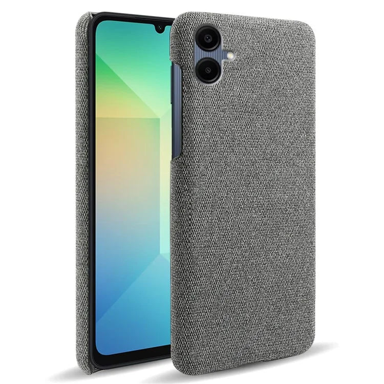 For Samsung Galaxy A06 Case Cloth Texture Anti-Scratch Protective PC Phone Cover