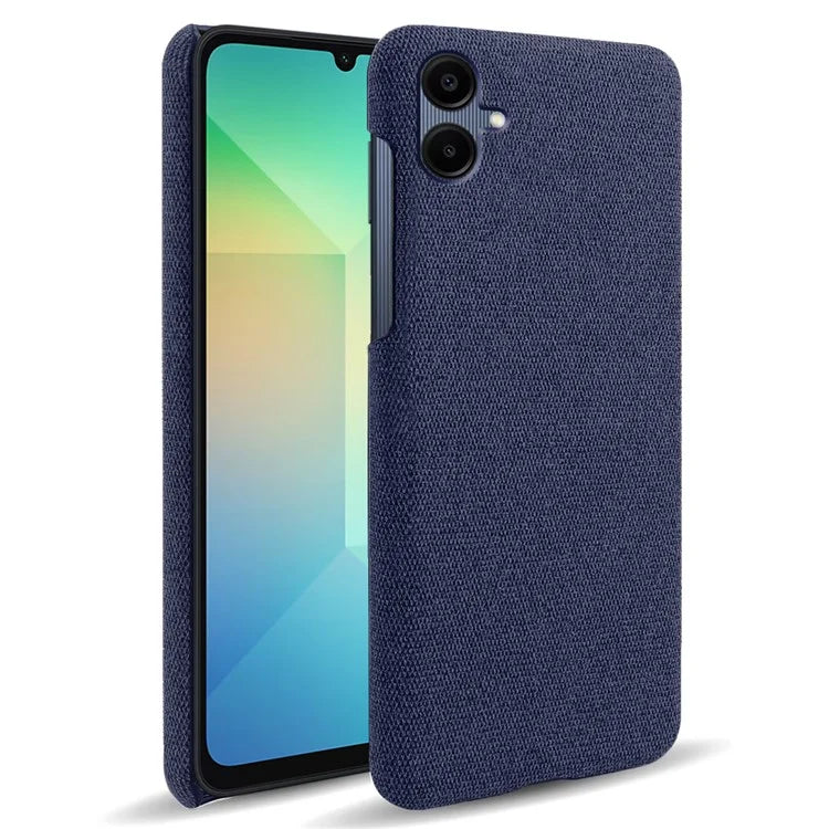 For Samsung Galaxy A06 Case Cloth Texture Anti-Scratch Protective PC Phone Cover