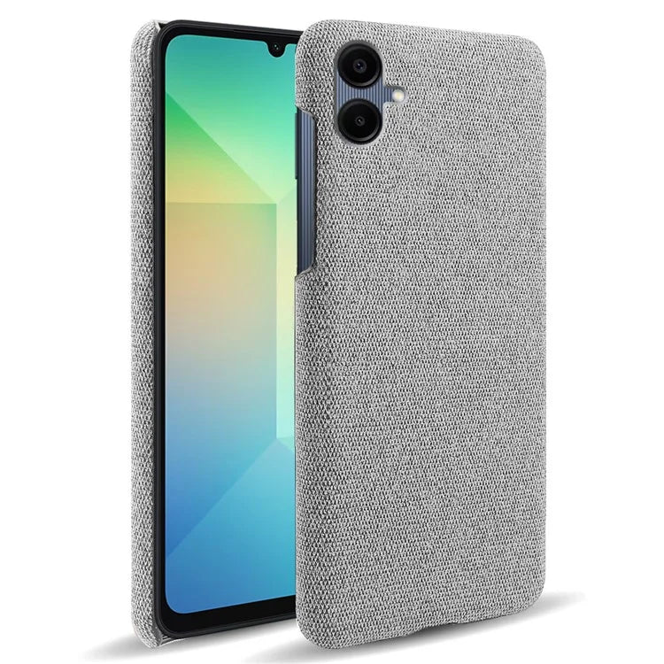 For Samsung Galaxy A06 Case Cloth Texture Anti-Scratch Protective PC Phone Cover