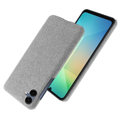 For Samsung Galaxy A06 Case Cloth Texture Anti-Scratch Protective PC Phone Cover
