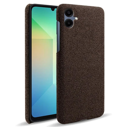 For Samsung Galaxy A06 Case Cloth Texture Anti-Scratch Protective PC Phone Cover