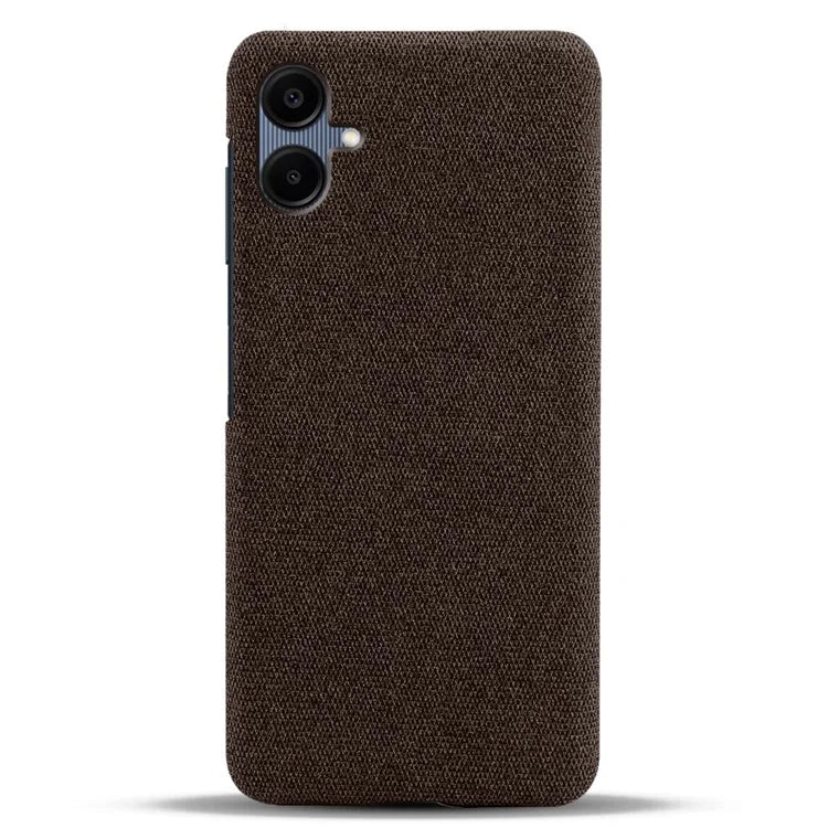 For Samsung Galaxy A06 Case Cloth Texture Anti-Scratch Protective PC Phone Cover
