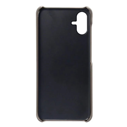 For Samsung Galaxy A06 Case Dual Card Slots PU Leather + Hard PC Phone Cover