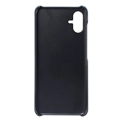 For Samsung Galaxy A06 Case Dual Card Slots PU Leather + Hard PC Phone Cover