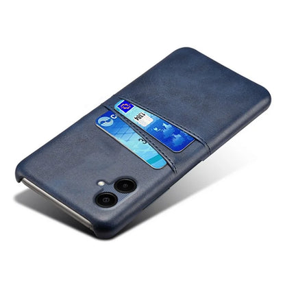 For Samsung Galaxy A06 Case Dual Card Slots PU Leather + Hard PC Phone Cover