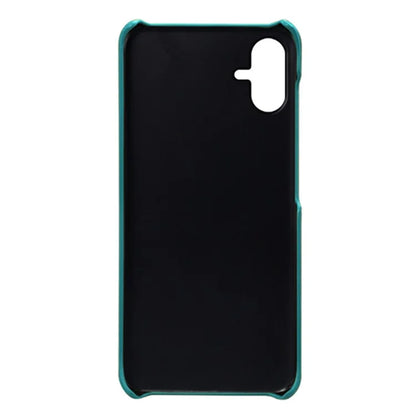 For Samsung Galaxy A06 Case Dual Card Slots PU Leather + Hard PC Phone Cover
