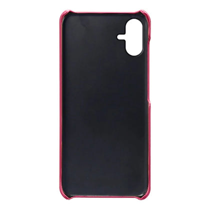 For Samsung Galaxy A06 Case Dual Card Slots PU Leather + Hard PC Phone Cover