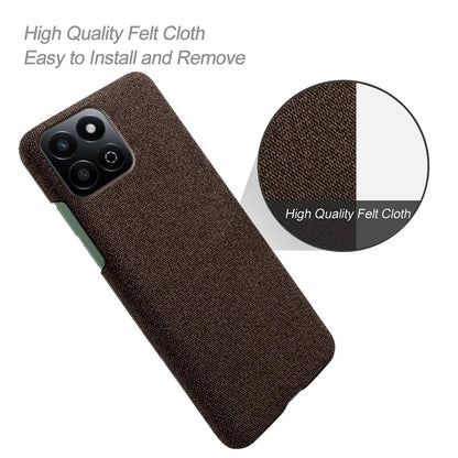 For Honor Play 60 Plus 5G Case Cloth Texture Anti-Scratch Protective PC Phone Cover