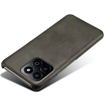 For Honor Play 60 Plus 5G Case Calf Texture PU Leather Hard PC Protective Phone Cover