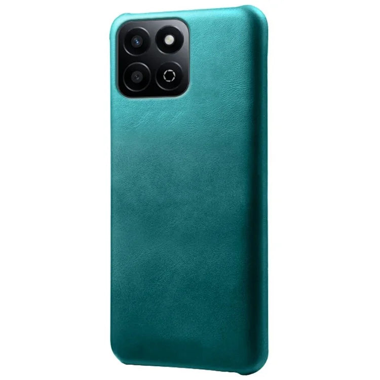 For Honor Play 60 Plus 5G Case Calf Texture PU Leather Hard PC Protective Phone Cover