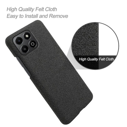 For Honor X6b 4G Case Cloth Texture Anti-Scratch Protective PC Phone Cover