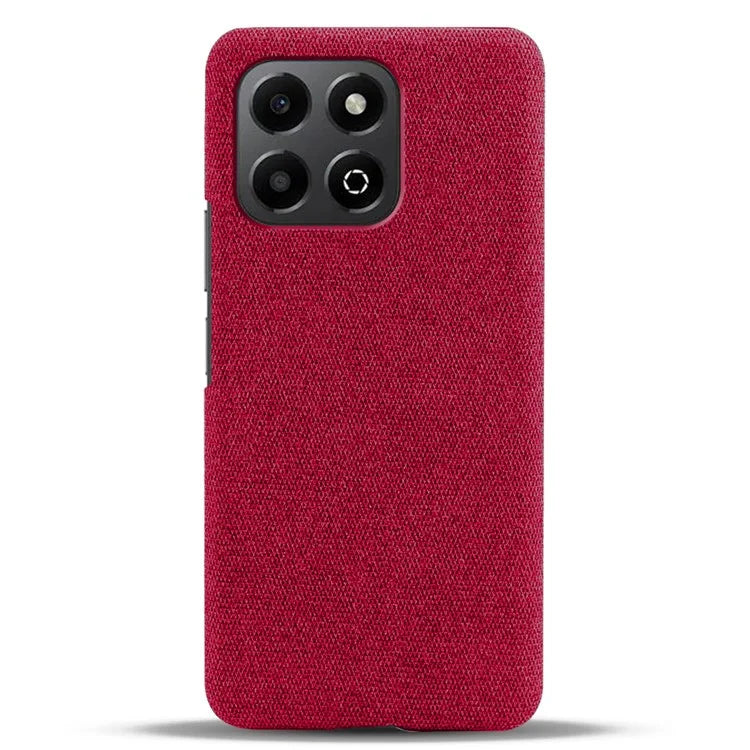 For Honor X6b 4G Case Cloth Texture Anti-Scratch Protective PC Phone Cover