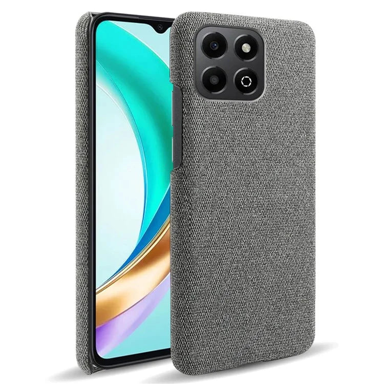 For Honor X6b 4G Case Cloth Texture Anti-Scratch Protective PC Phone Cover