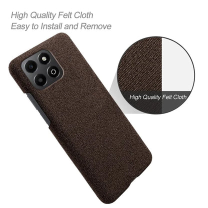 For Honor X6b 4G Case Cloth Texture Anti-Scratch Protective PC Phone Cover